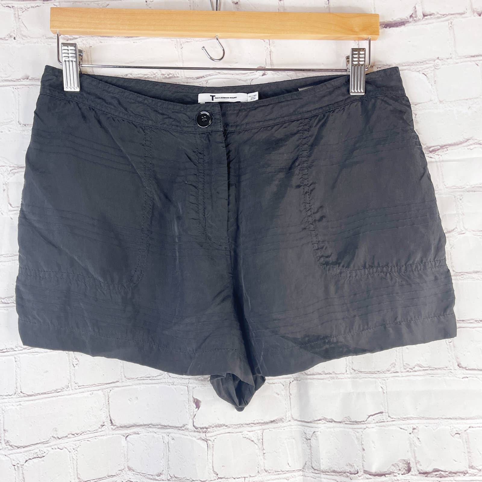 ALEXANDER WANG Black Lightweight Shorts