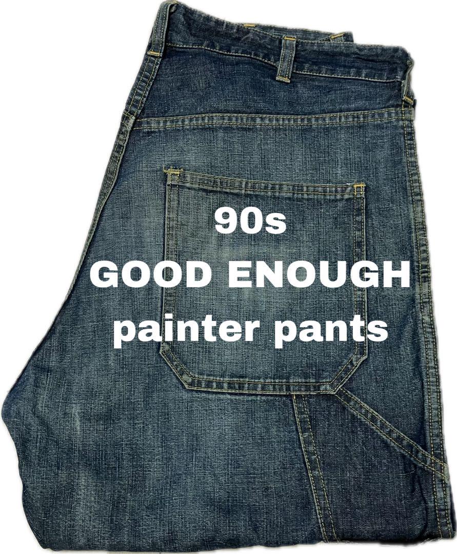 新作人気 GDEH 90s Painter Cargo Denim Dark Pants, パンツ