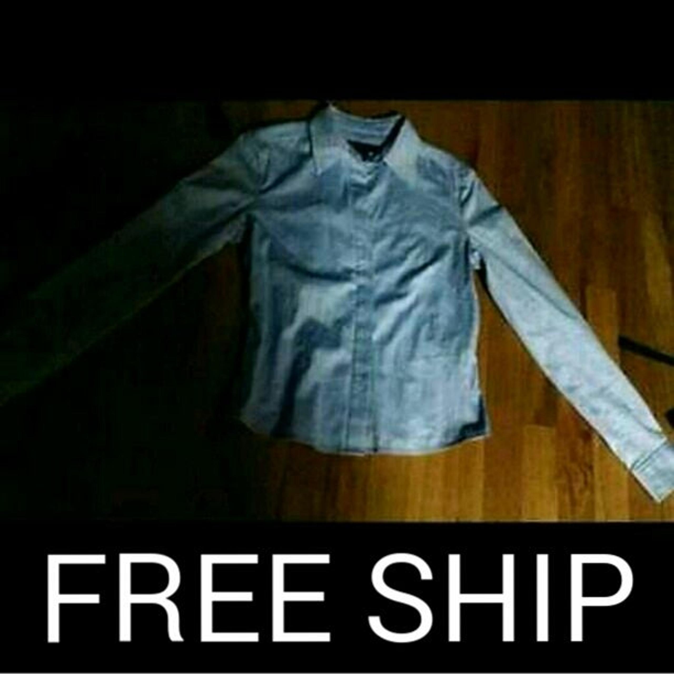 French Connection Blue Button Down Shirt