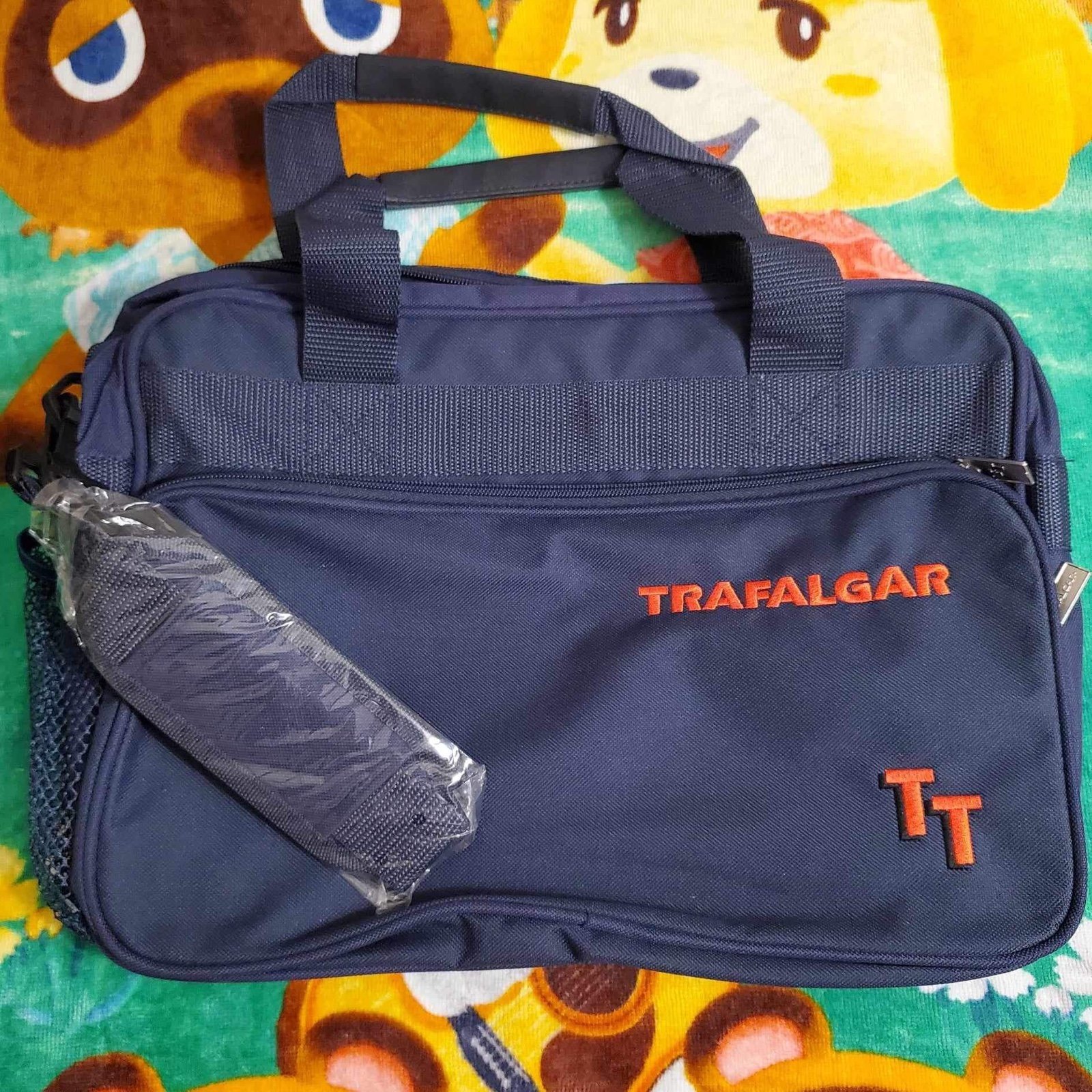 New Trafalgar Bag TT Travel Bag CarryOn Tote Navy Blue Messenger Briefcase