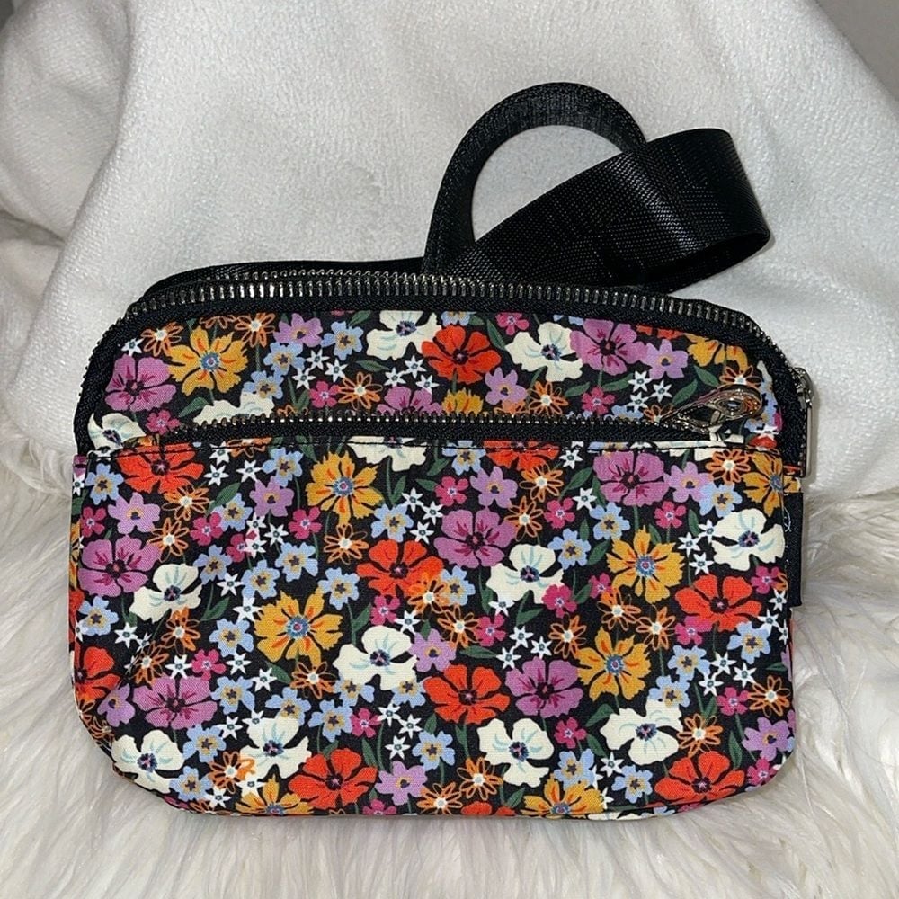 BRIGHTON PAINTED POPPIES WAIST BELT BAG