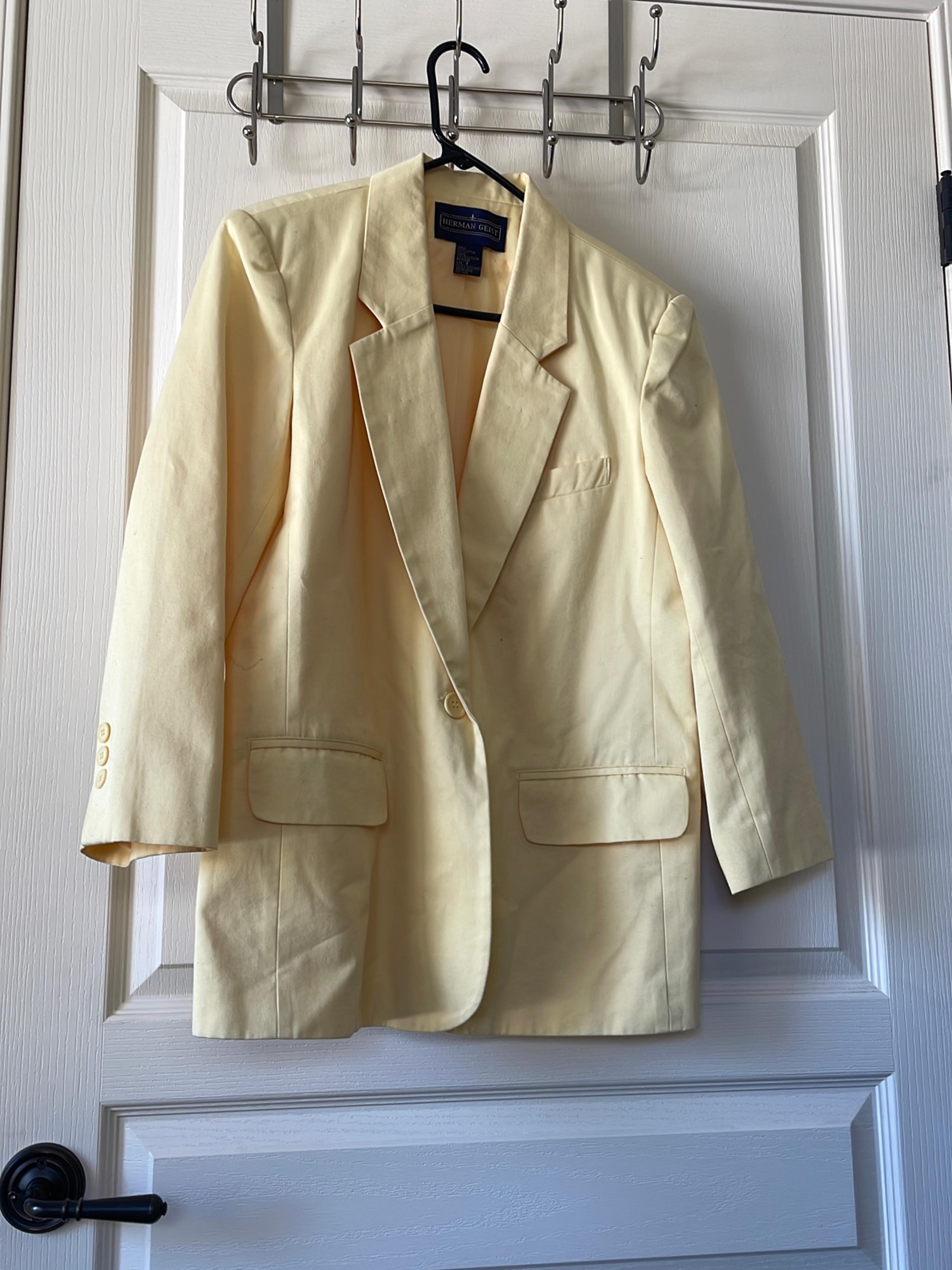Herman geist yellow Blazer