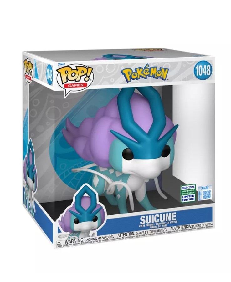 Funko Pop! Pokemon Suicune Official Sticker Wondercon 2025 Convention Exclusive