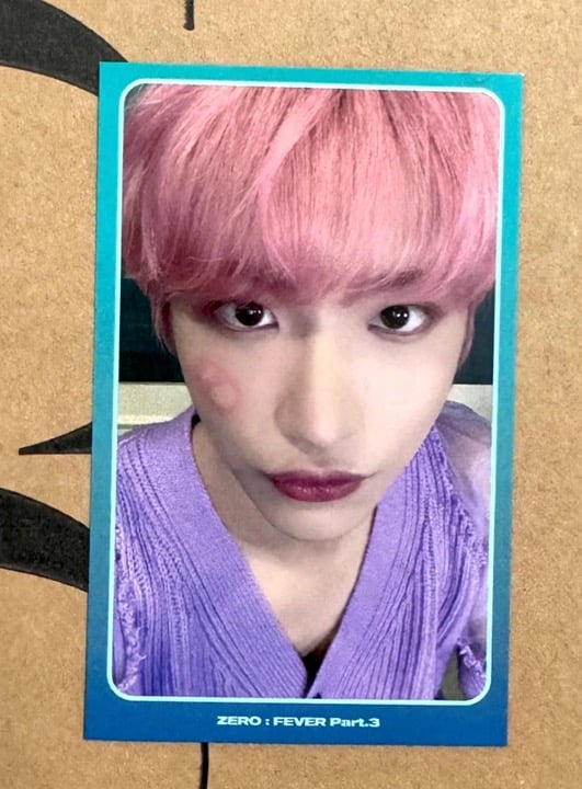 ATEEZ SEONGHWA ZERO: FEVER PART 3 ALBUM ATINY VER. BROADCAST PHOTOCARD