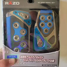 RAZO GT Special Car Pedal Set Aluminum Diecast RP102BL NEW UNUSED