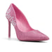 Aldo x Barbie Malibu Pink Satin Rhinestone Pumps New Woman’s 6