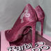 Aldo x Barbie Malibu Pink Satin Rhinestone Pumps New Woman’s 6