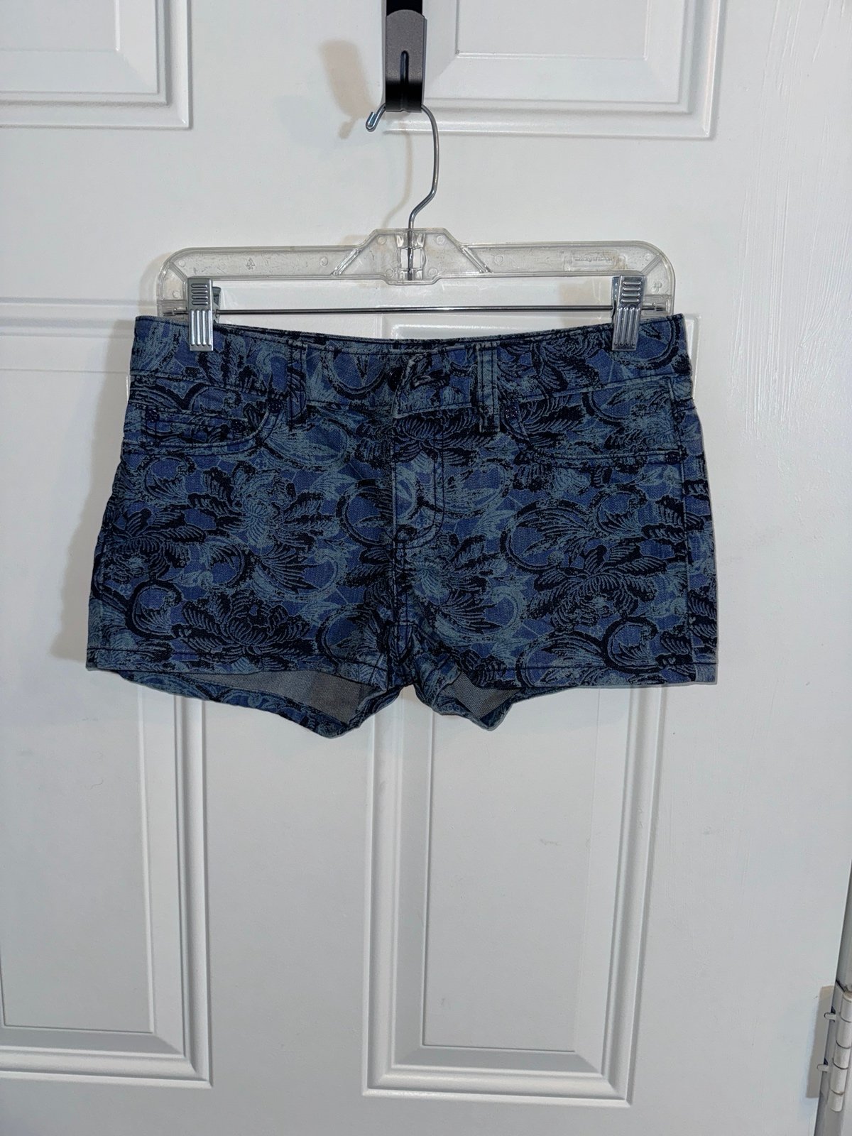 Tory Burch Floral Mini Denim Shorts