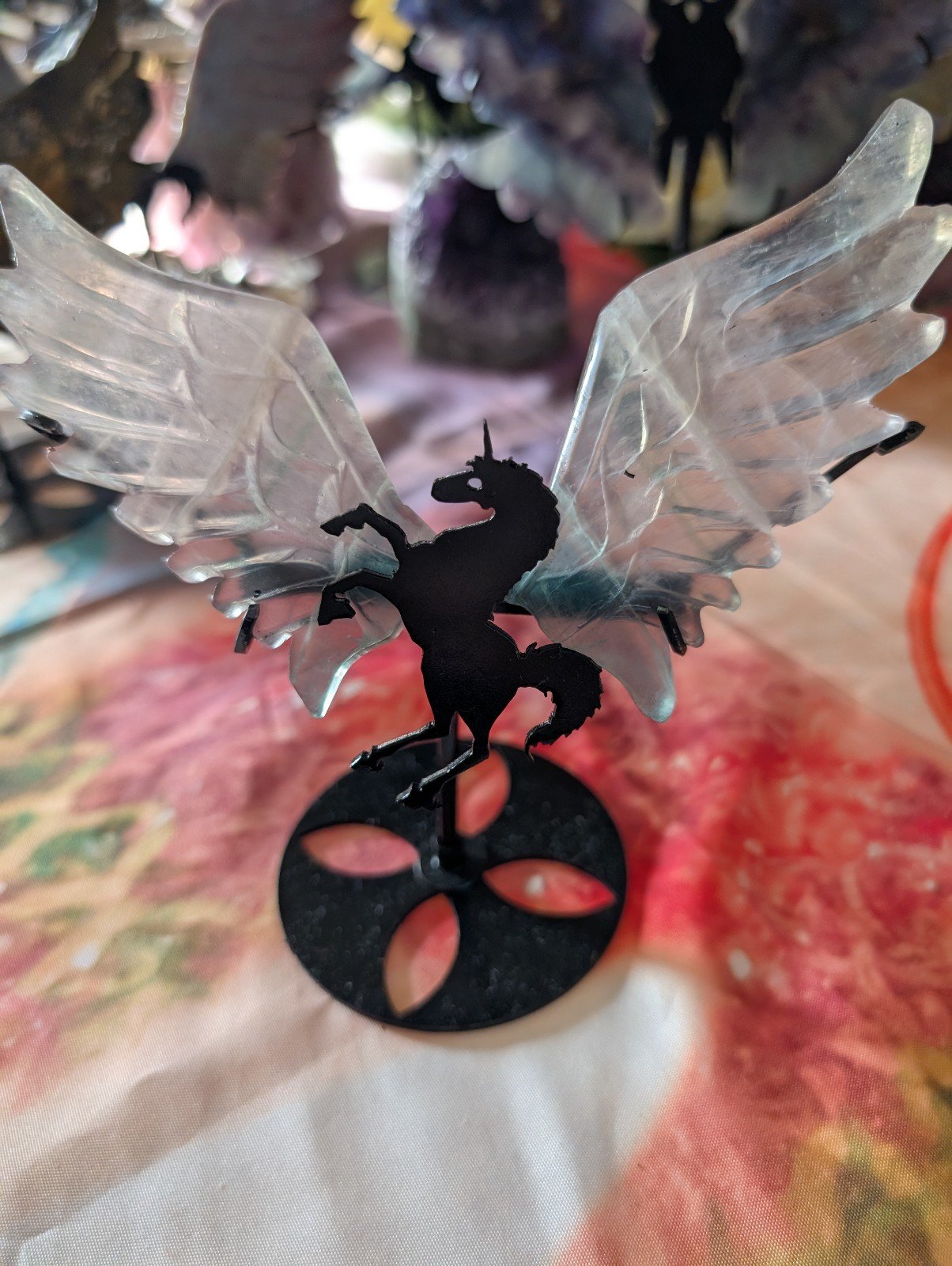 Fluorite unicorn