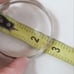 Vintage Silver Etched Star Burst Bangle Bracelet Set of 2