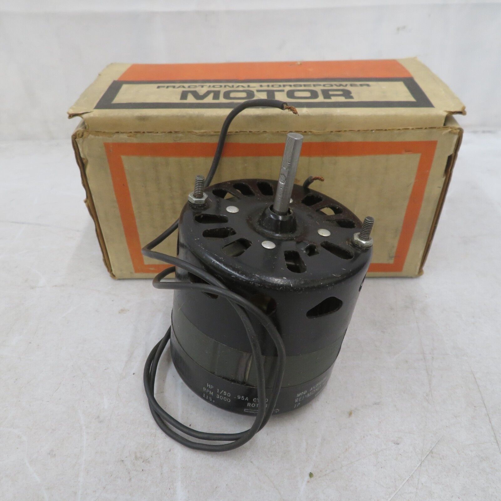REDMOND Fractional Horsepower Motor Model AK2H03A 1/50HP 115V 3000 RPM