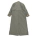 EDDIE BAUER 90s Corduroy Collar Canvas Barn Trench Coat Chore Jacket Large Olive