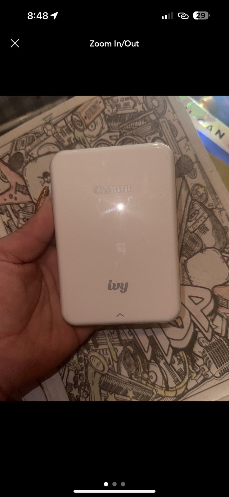 Cannon ivy rose gold instant printer