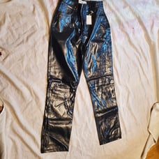 Pants vegan leather size 28