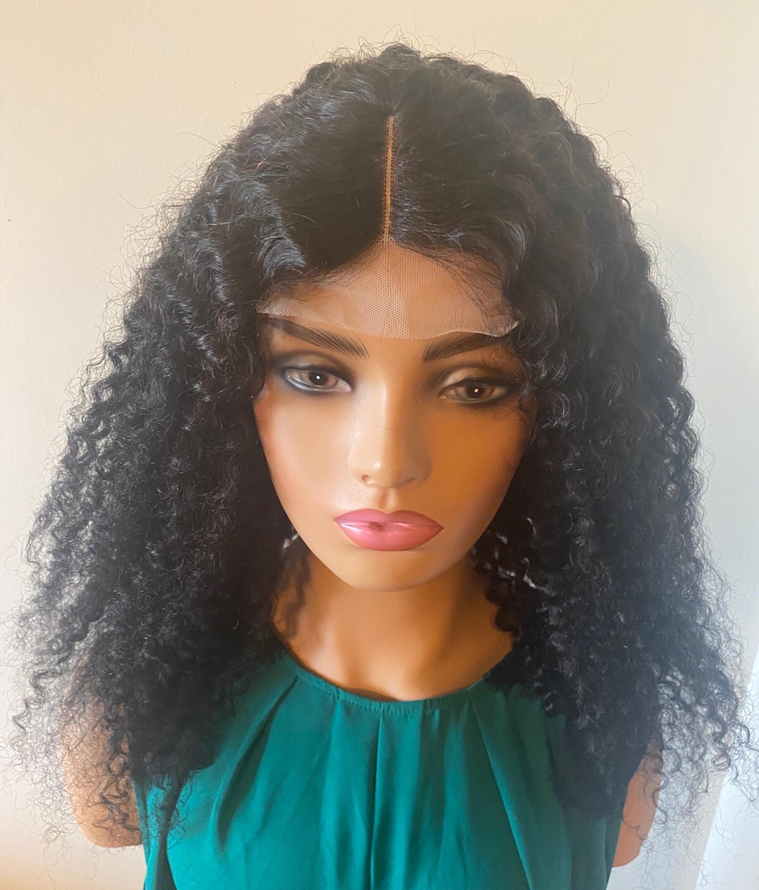 4X4X1 lace front human hair wig 18 inch
