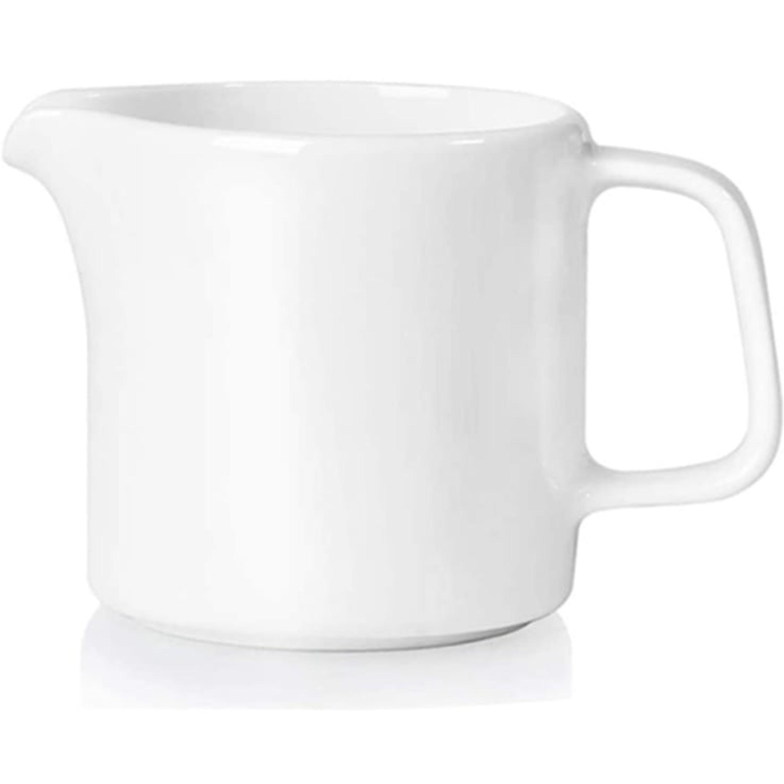 ONTUBE Ceramics Creamer,Porcelain Coffee Milk Creamer Pitcher with Handle for Ho