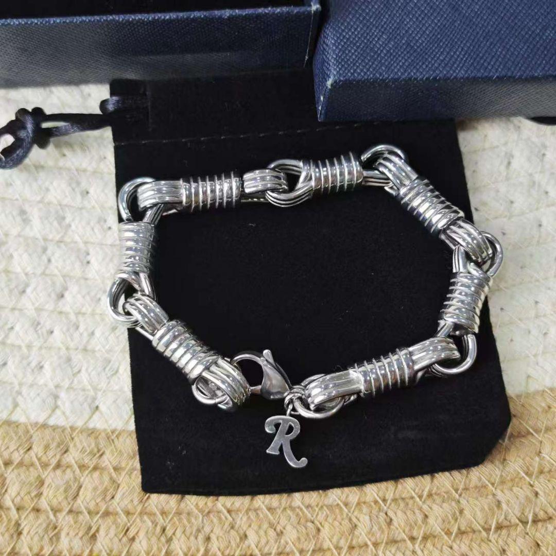 Raf Simons wrapped chain bracelet