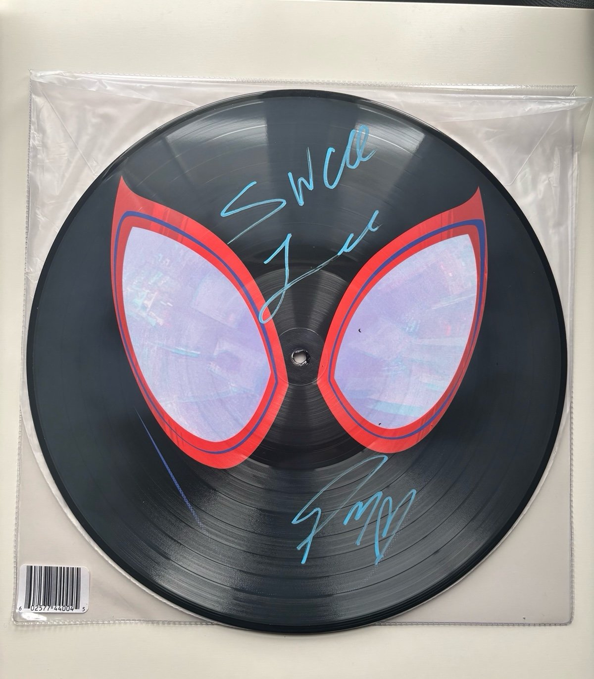 Signed Post Malone Swae Lee Into Spiderverse Picture Disc LP Vinyl Autographed