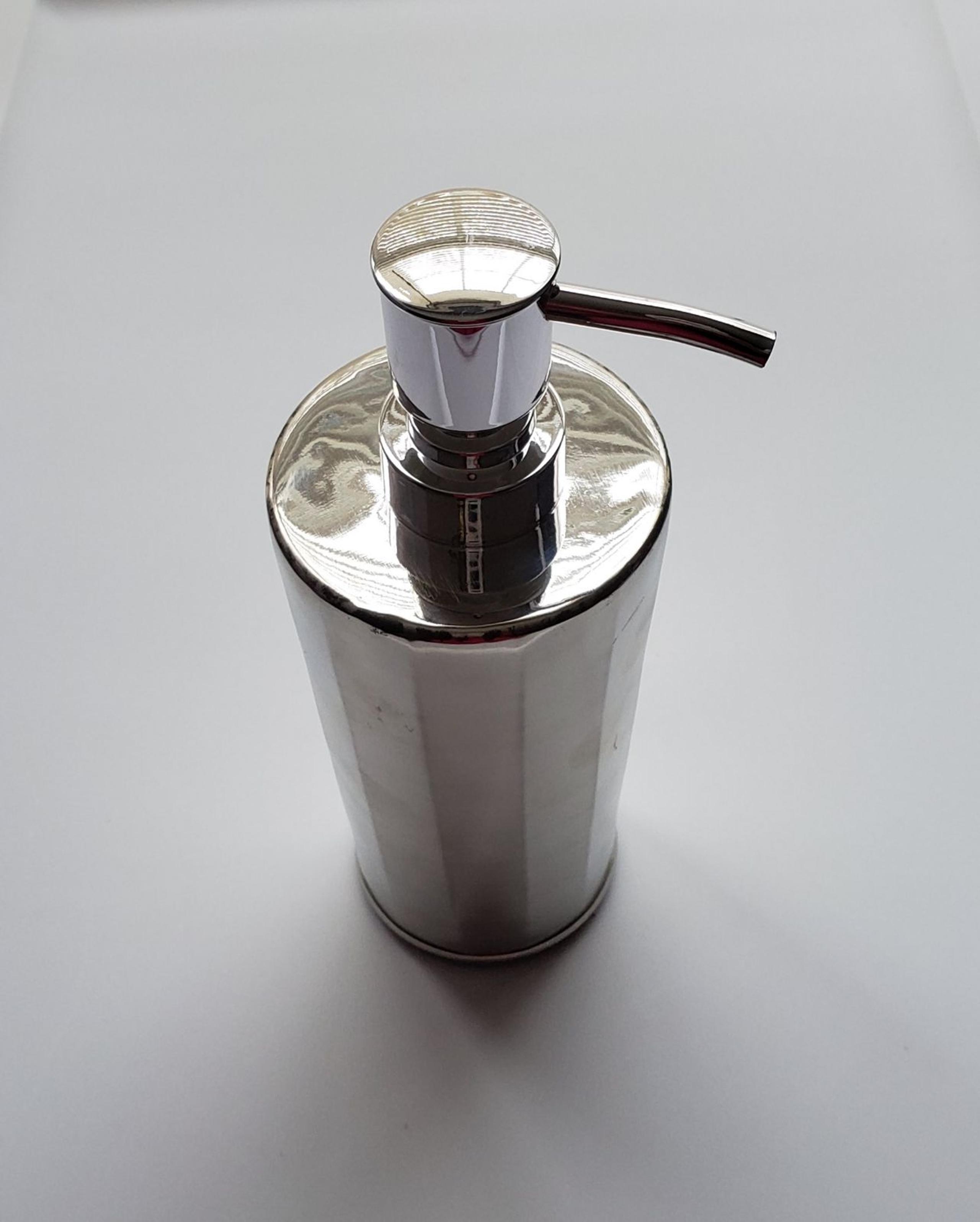 Threshold Faceted Metal Soap Dispenser