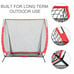 5x5 Baseball Pitch & Bat Practice Net
