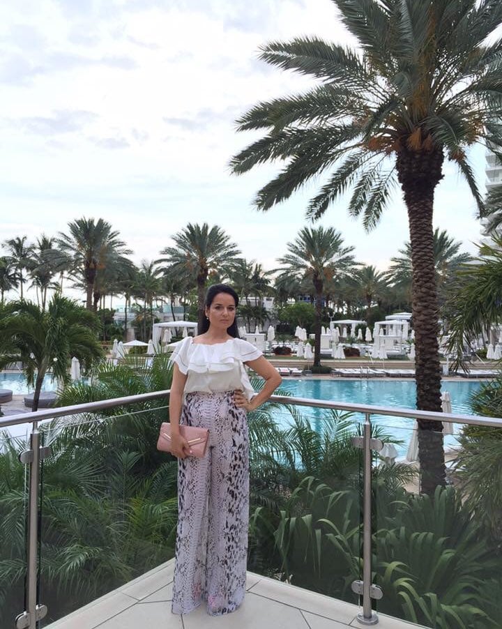 Haute Hippie Wide Leg Snake Print Pantss