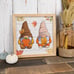 Autumn gnome wood frame rustic home decor