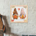 Autumn gnome wood frame rustic home decor