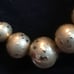 VTG.DAUPLAISE GOLD BALLS BEADED NECKLACE