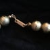 VTG.DAUPLAISE GOLD BALLS BEADED NECKLACE