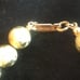 VTG.DAUPLAISE GOLD BALLS BEADED NECKLACE