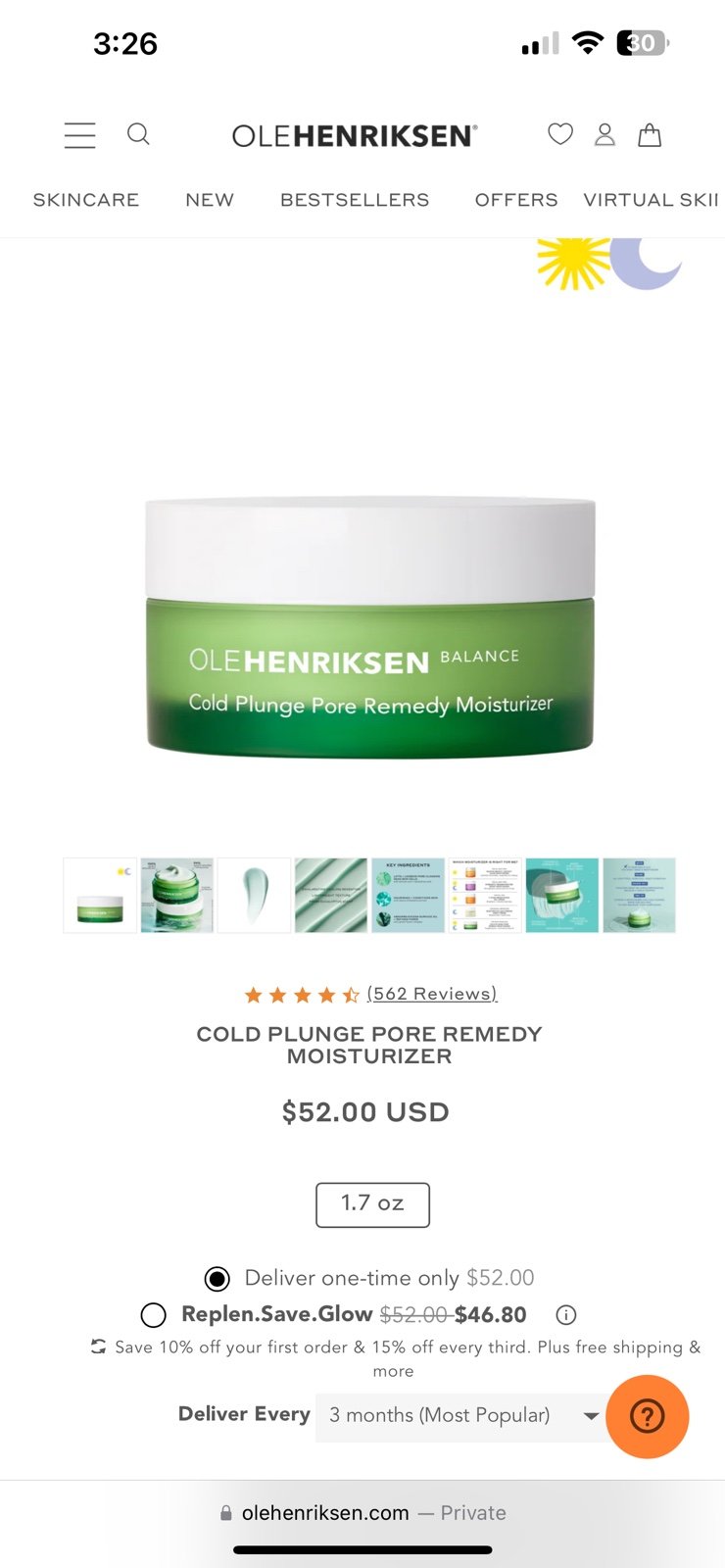 Ole Henriksen face moisturizer