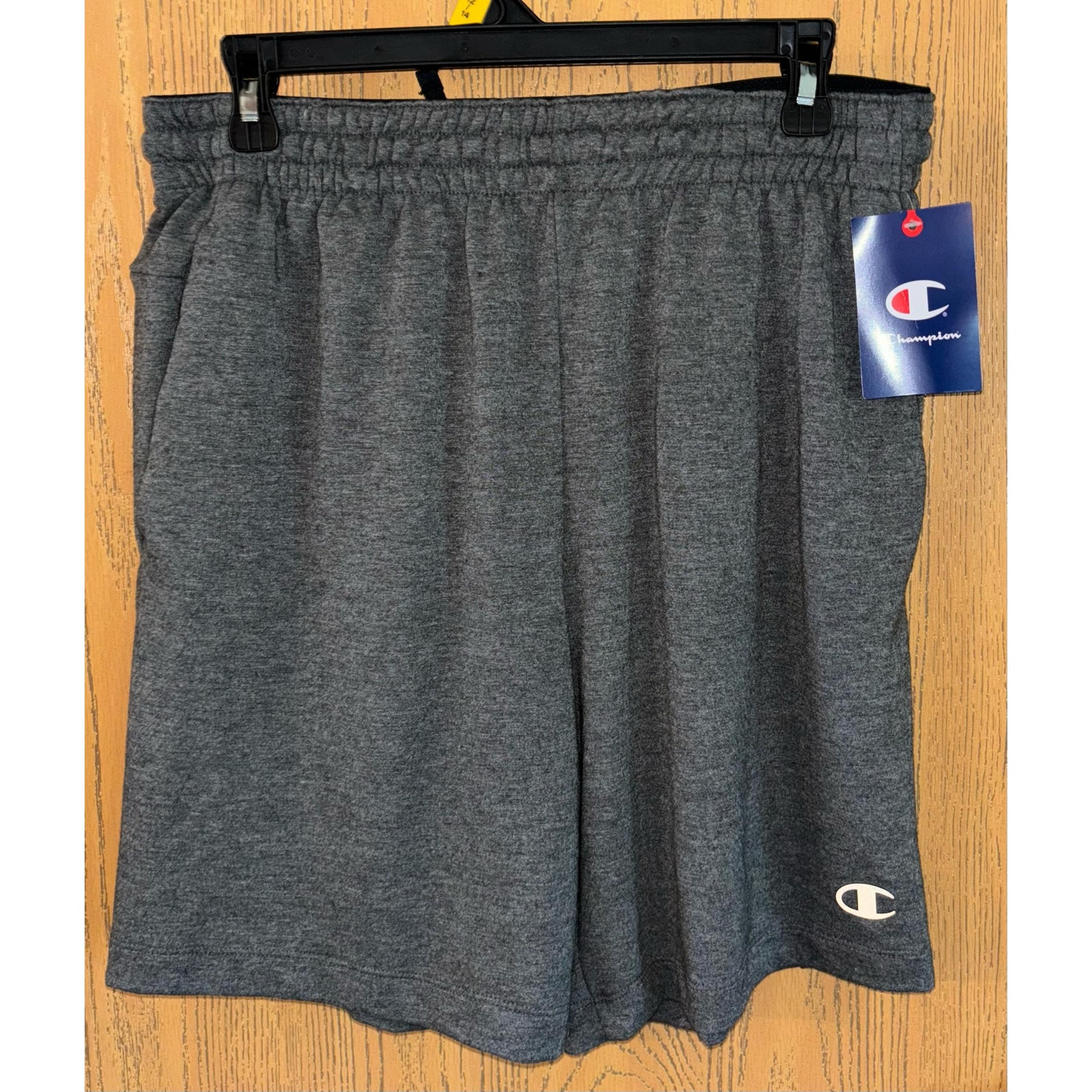 Champion men’s 6-inch week gym athletic shorts black heather NWT (medium)