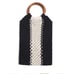 CURATEUR x LAUDE THE LABEL The Gabby Macrame Wood Handle Handbag NWT