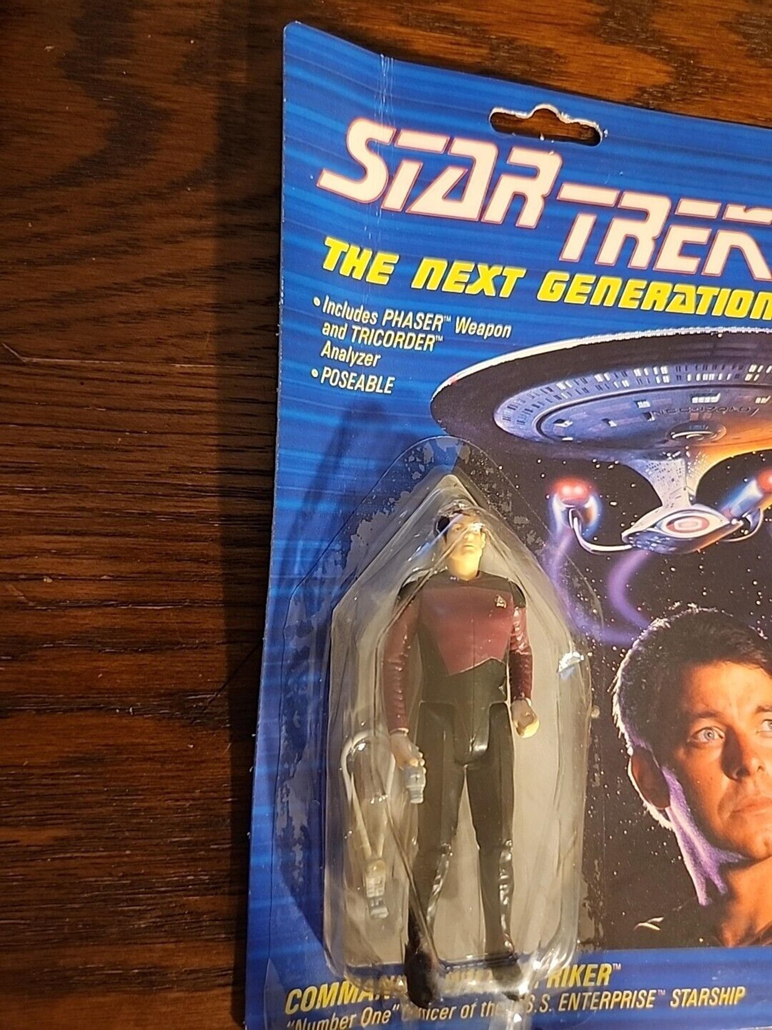 1988 Star Trek The Next Generation Commander William Riker Galoob Action Figure