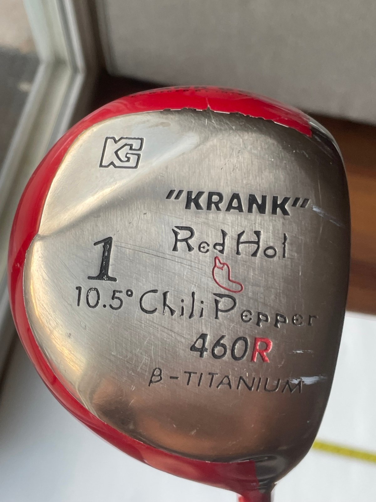 Krank Red Hot Chili Pepper Driver 460R 10.5° Low Torque Graphite RH 45”