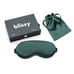 Blissy Sleep Mask - Emerald 100% Pure Mulberry Silk - New