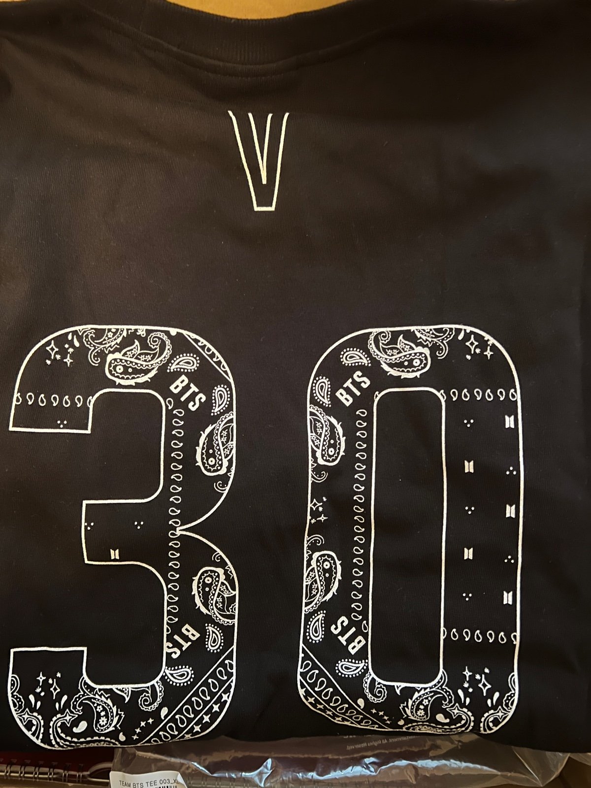 TEAM BTS TSHIRT XL (V, Taehyung)