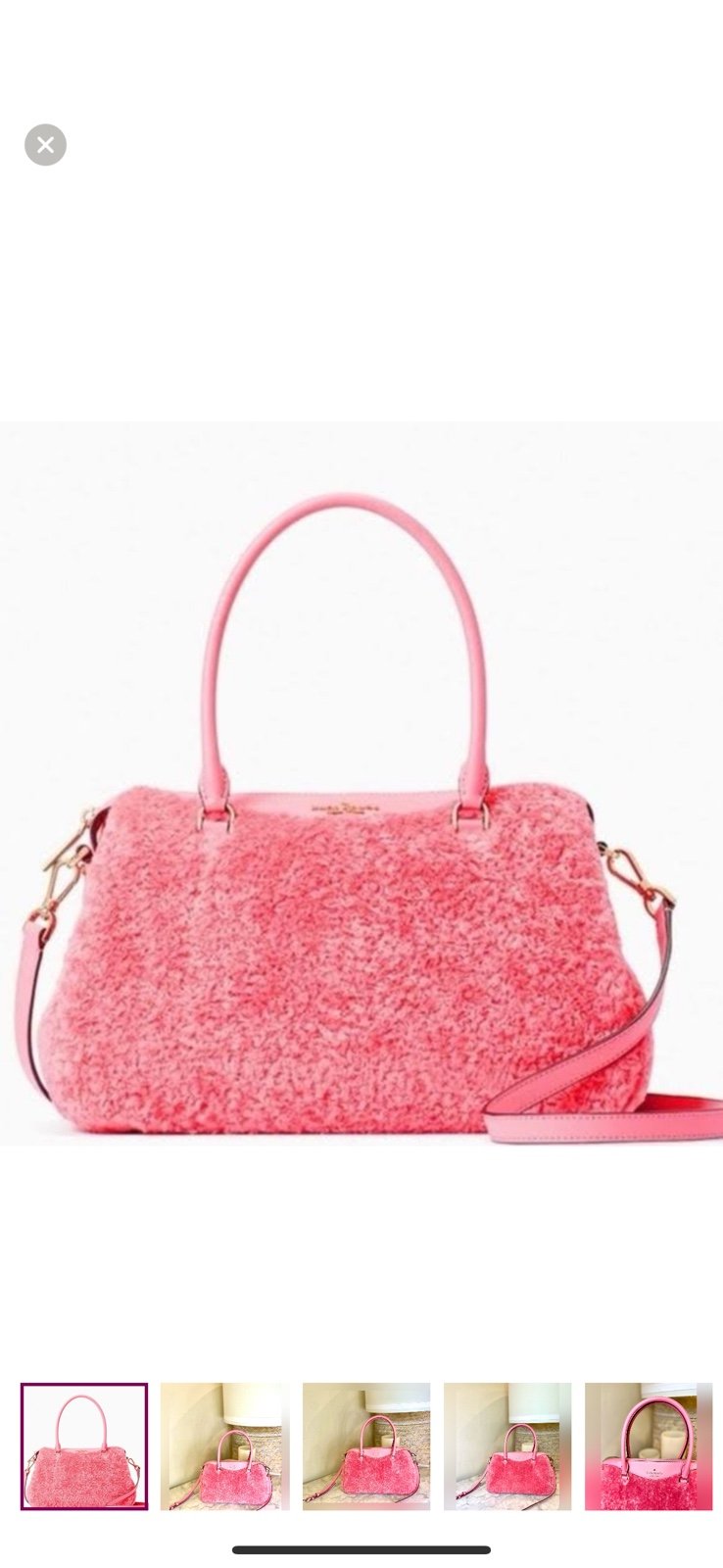 Kate Spade Mimi Faux Fur Bag
