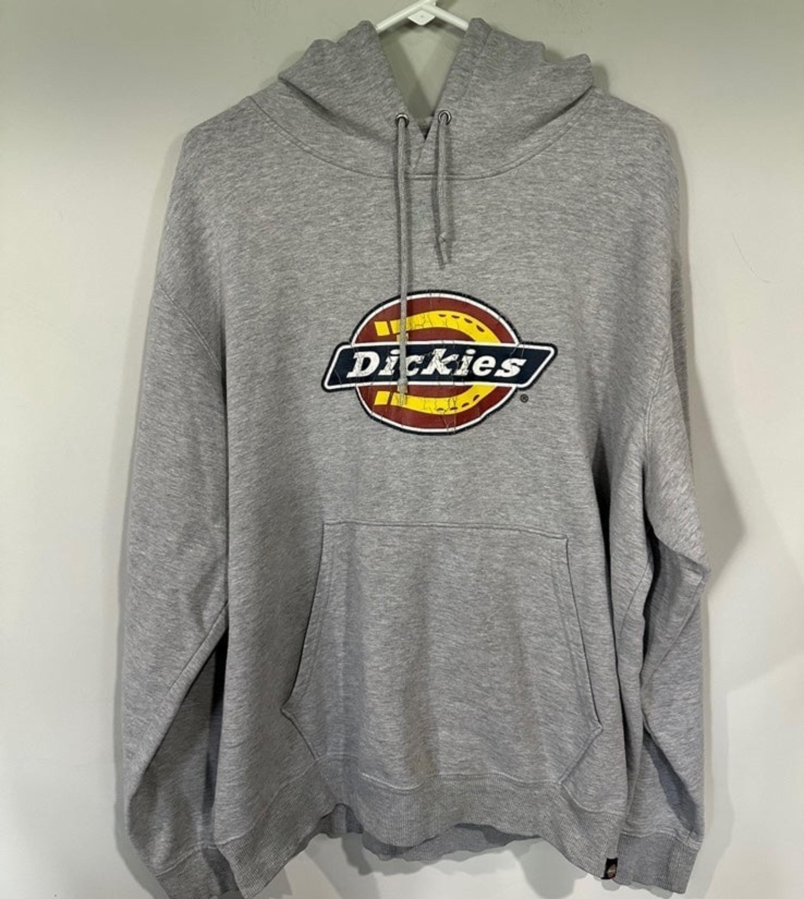 Dickies Hoodie Size Xl Men’s Gray Sweatshirt Logo Hooded