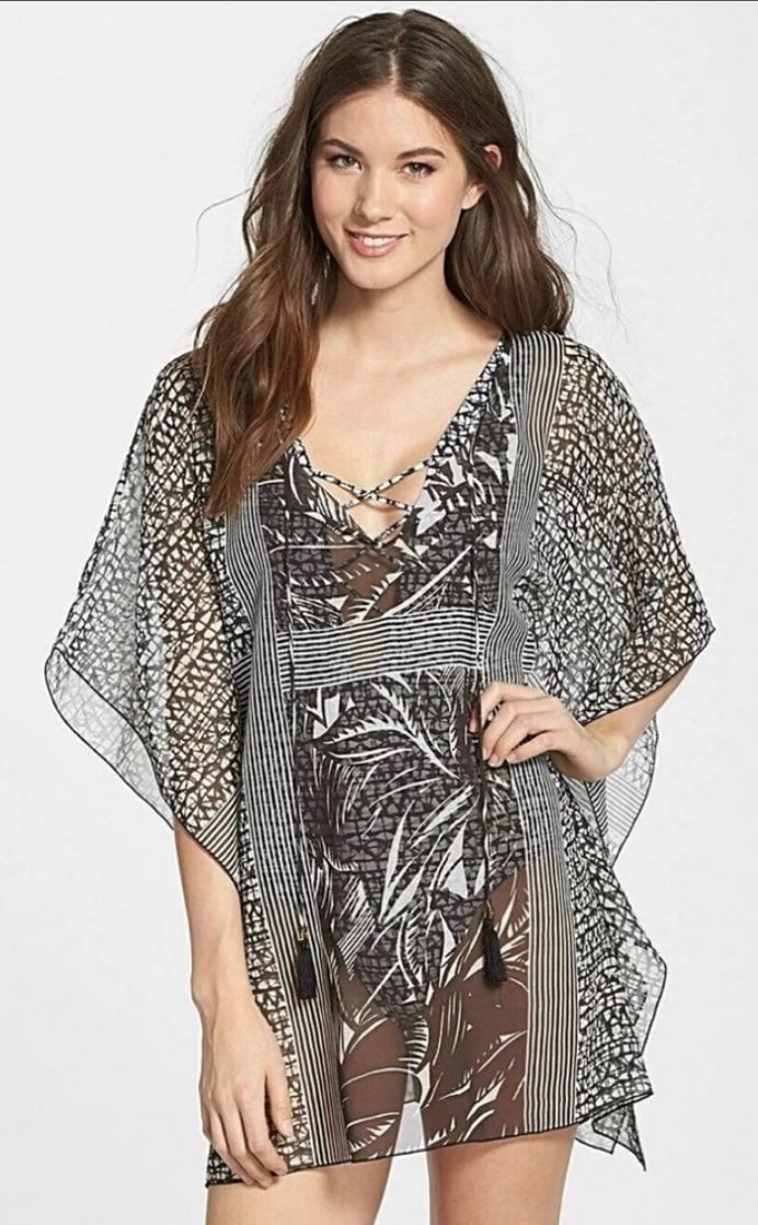 NEW Tory Burch Tabora Caftan cover-up ( XS/S )