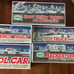 Hess lot of 5 NIB Trucks Patrol Car RV sport utility