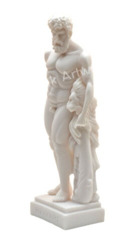 Farnese Hercules Greek Statue Sculpture Cast Marble Copy 8.4 inches