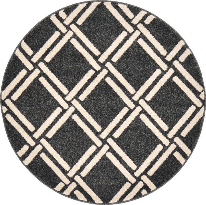 3' 3 x 3' 3 New Round Rug 23797