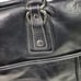Levenger Leather Laptop Bag Black Padded Sleeve Shoulder Strap Handles Briefcase