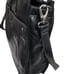Levenger Leather Laptop Bag Black Padded Sleeve Shoulder Strap Handles Briefcase