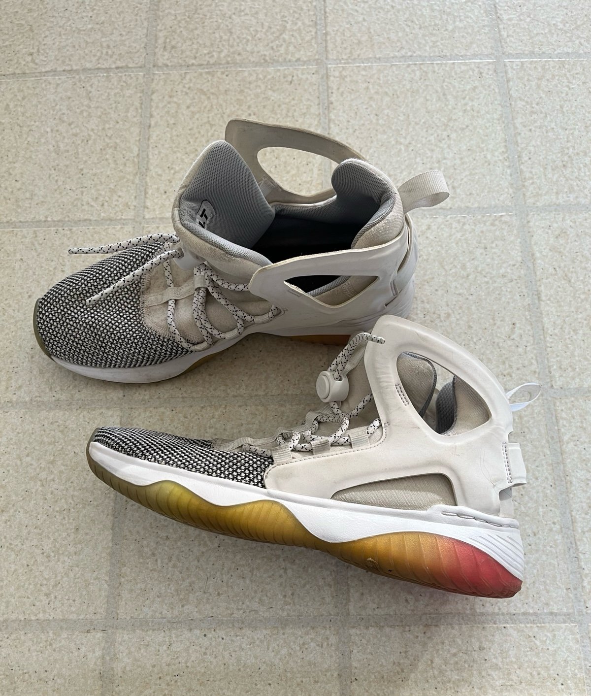 huarache edge leather