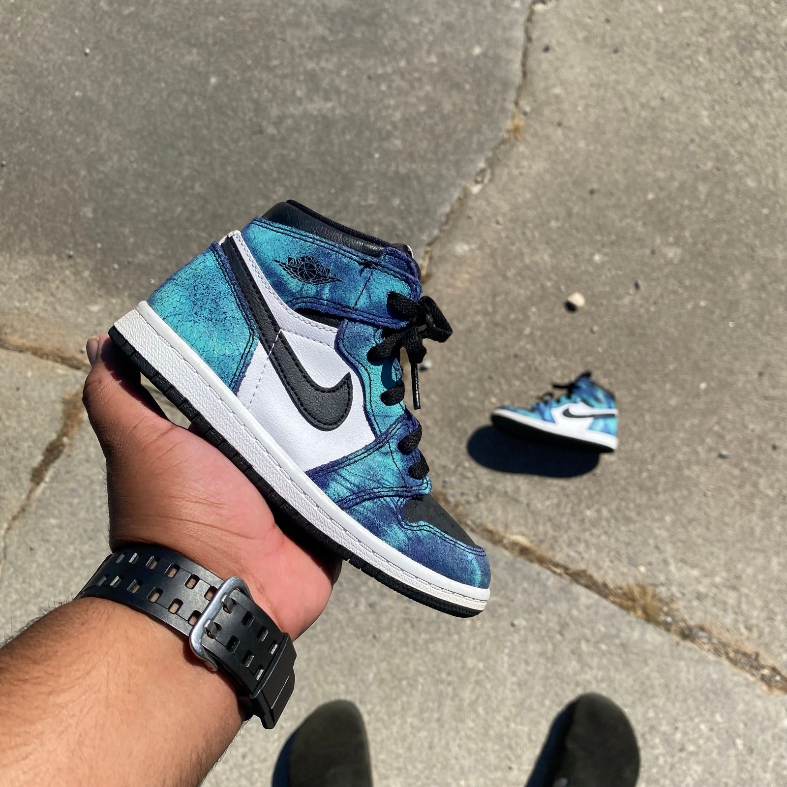 Nike Jordan 1 High “Tie Dye” •  Sz 10c