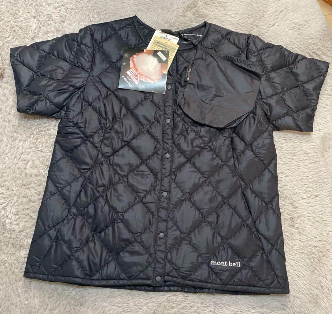 Down vest, black, L
