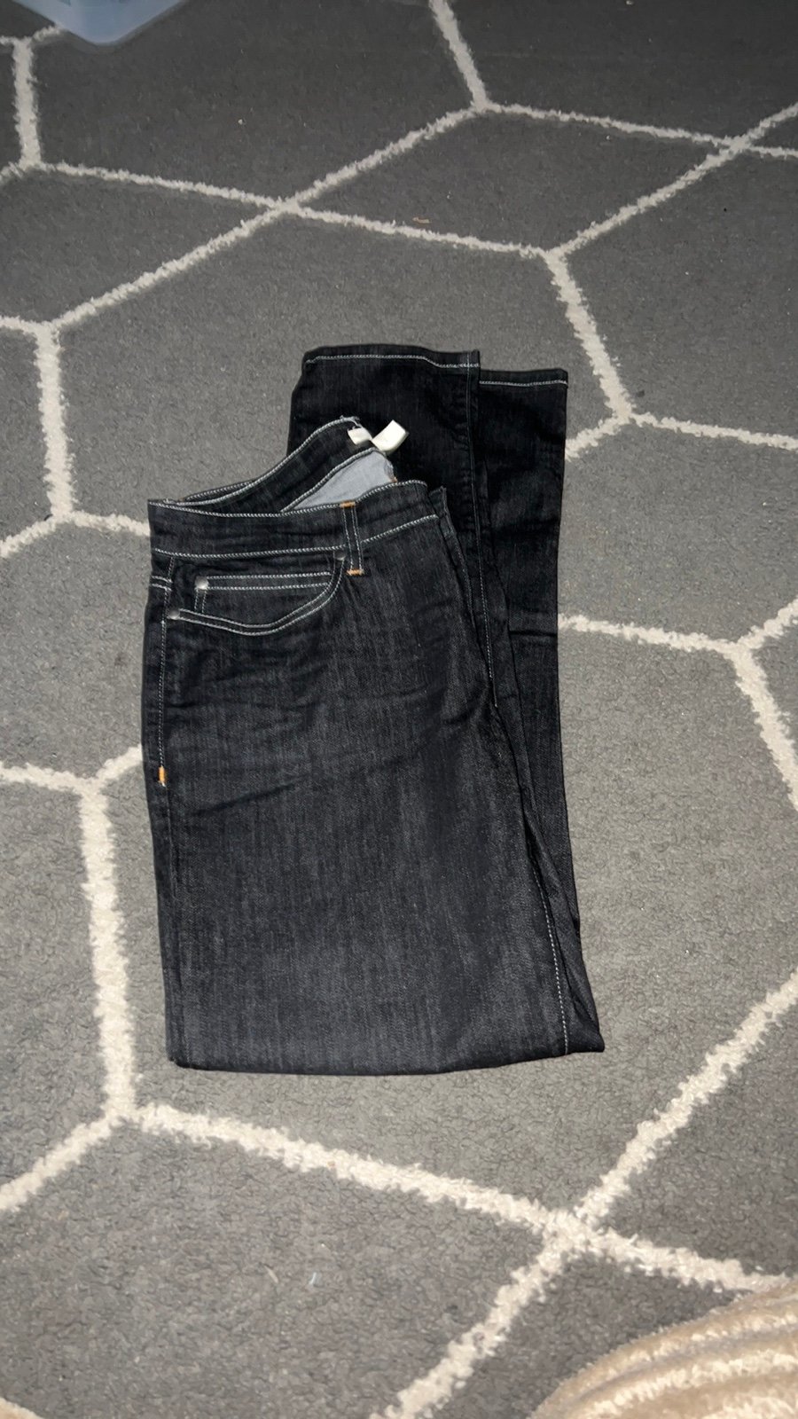 Eileen Fisher Black Petite Organic Cotton Slim Jeans Size 12P