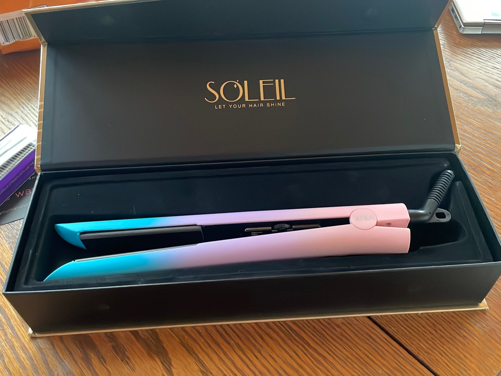 how to use soleil flat iron